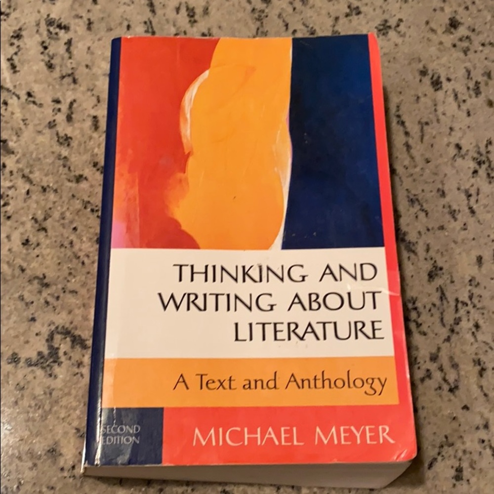Micheal Meyer book: Thinking about writing & lit.